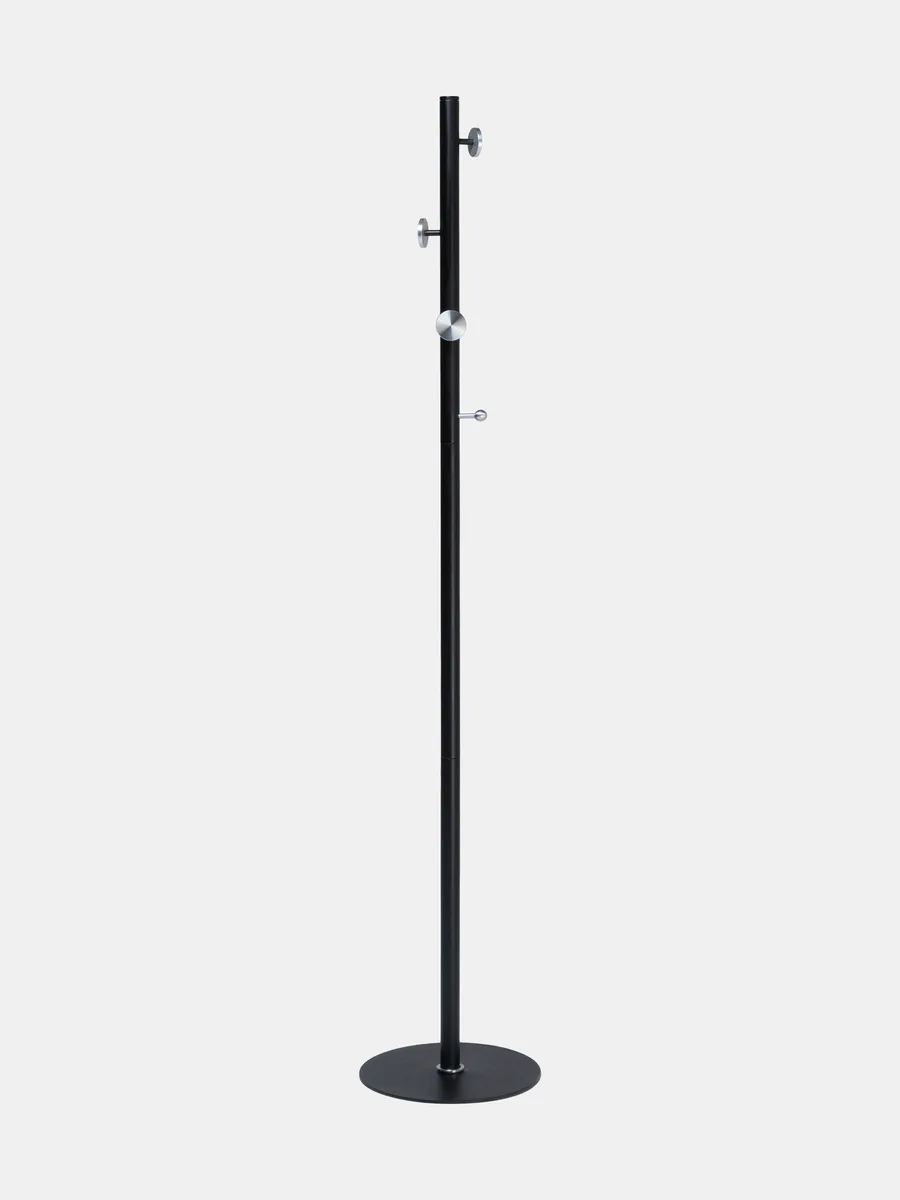 Zero & One — a black stem with aluminium disc hooks