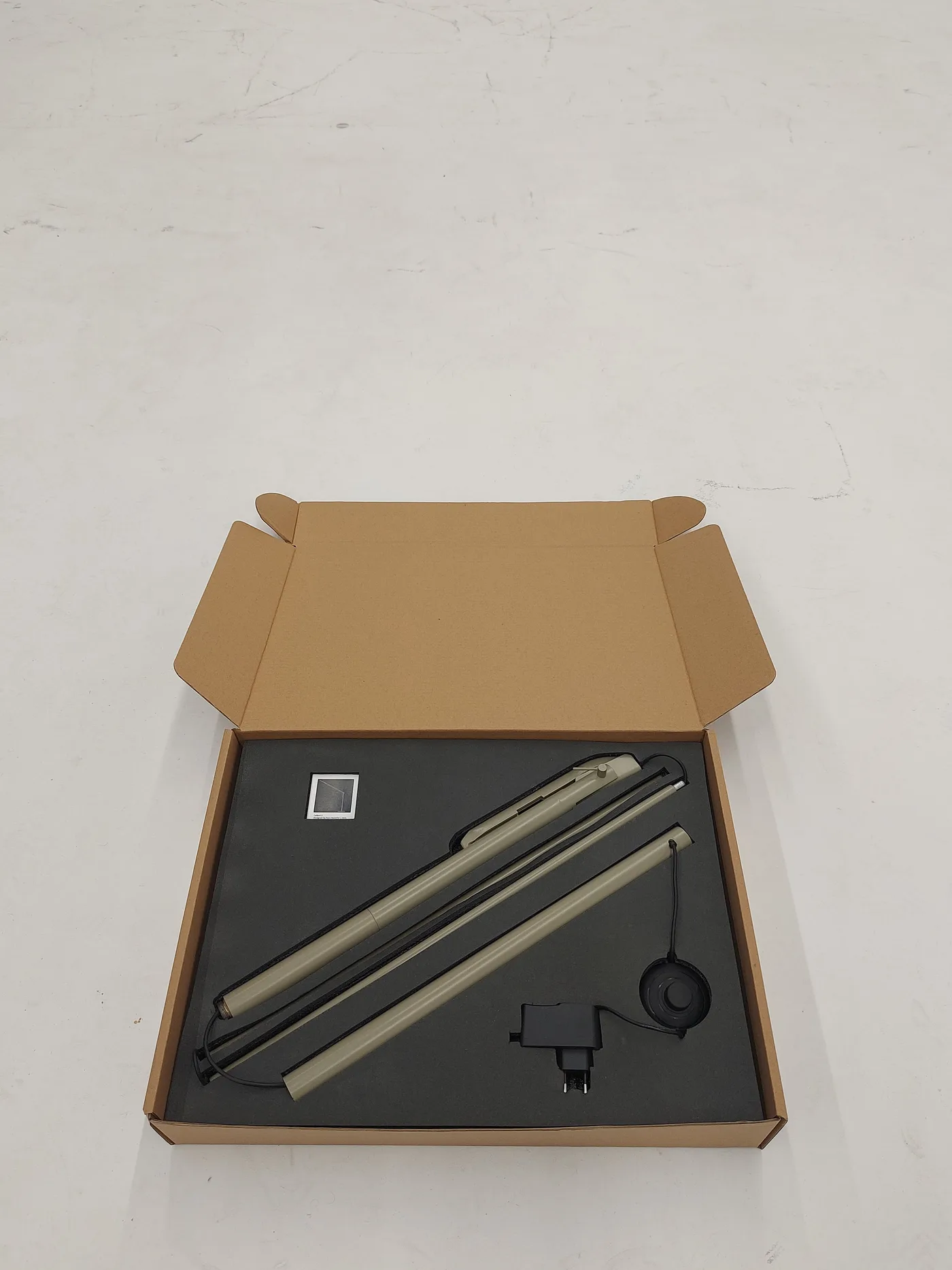 The flat-packed Calibre kit in its box