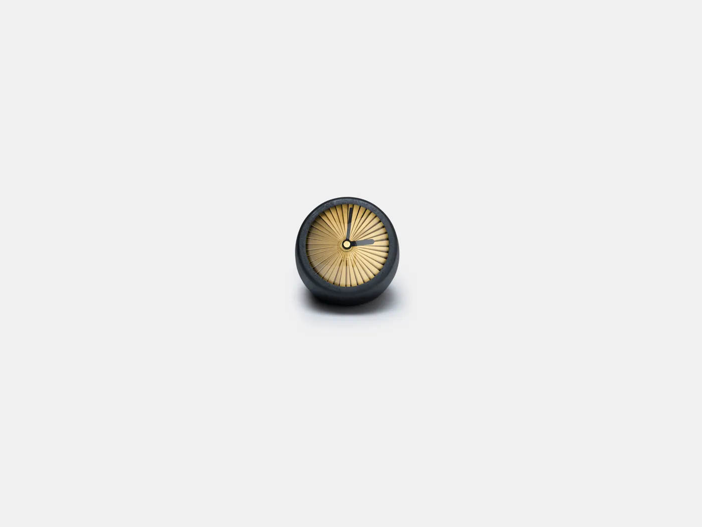 The brass clock face inside Jeti's nose