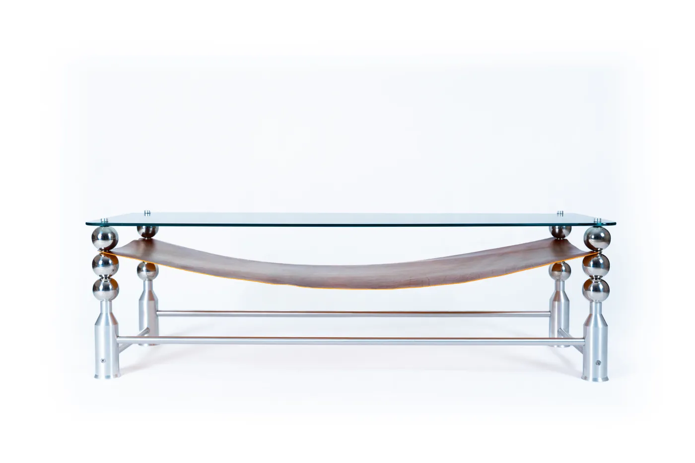Wishes table in a long, low configuration